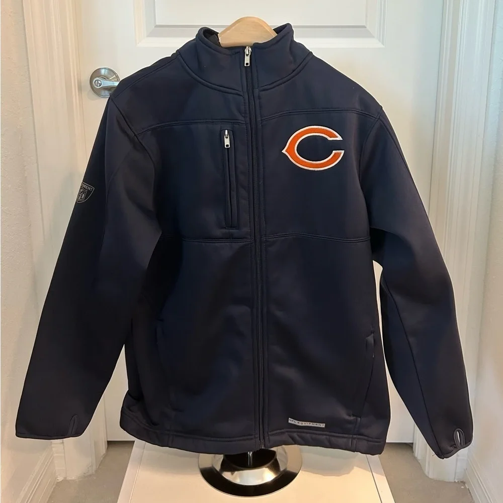 NFL Team Apparel Kids  Chicago Bears Youth Full-Zip Jacket- Size‎ (L) 14-16)